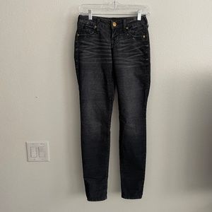 True Religion Jeans Women's Size 24 Blue Dark Wash Denim Shannon Skinny Y2K